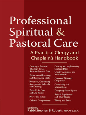 cover image of Professional Spiritual & Pastoral Care